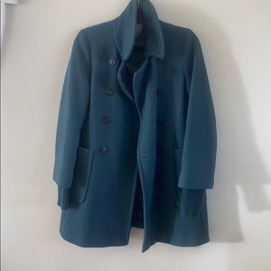 J Crew Stadium Cloth Peacoat